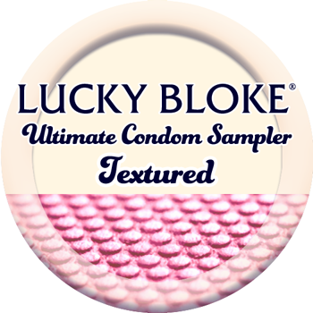 Lucky Bloke | Ultimate TEXTURED Condom Sampler - Ribbed & Studded Condoms - theCondomReview.com