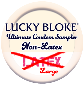 Lucky Bloke | NON-LATEX (Larger Fit) Condom Sampler - theCondomReview.com